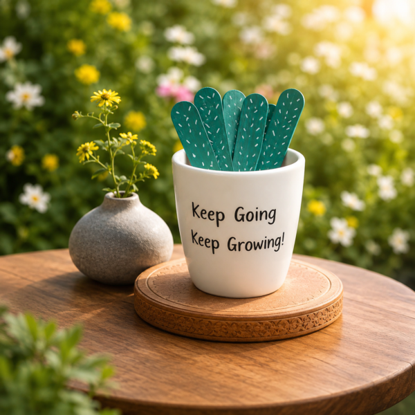 "Keep Growing" Popstick Cup